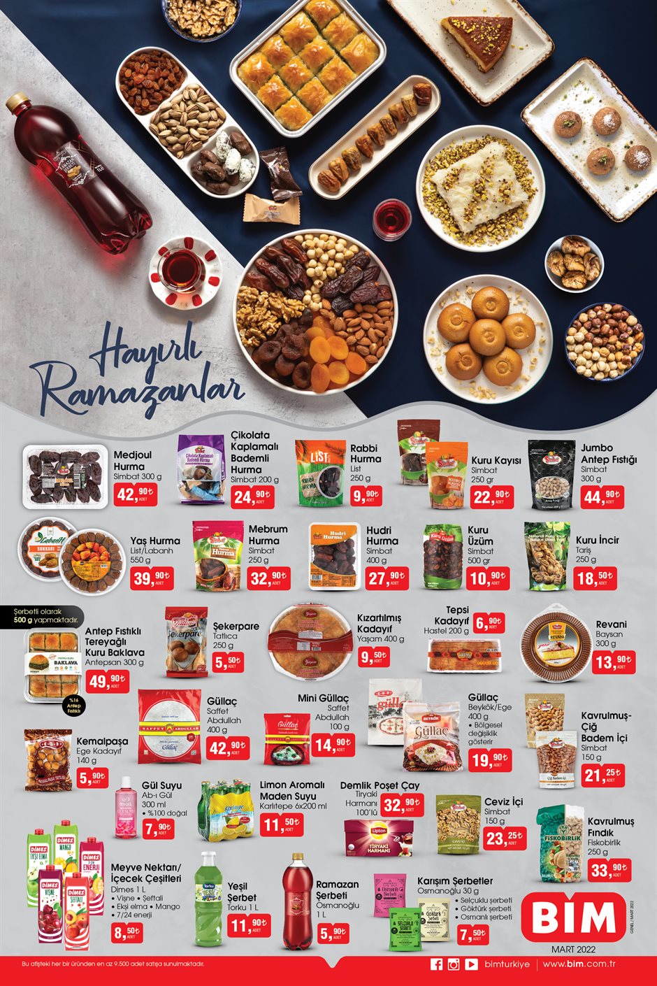 BİM Ramazan Ürünleri Aktuel Ürünler Katalogu