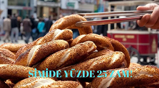İstanbul'da Simide Yüzde 25 Zam